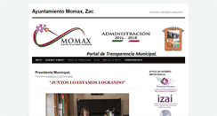 Desktop Screenshot of momaxzac.org.mx
