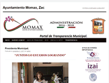 Tablet Screenshot of momaxzac.org.mx